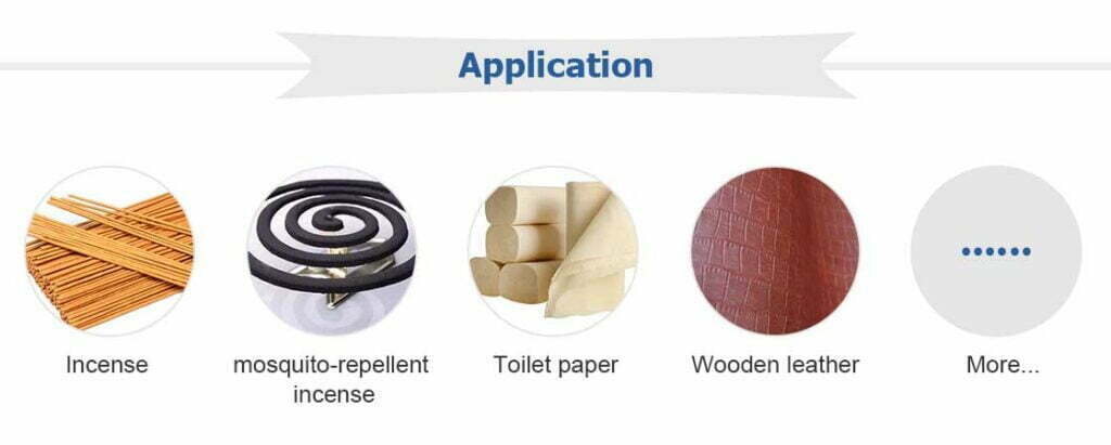 Applications of wood powder