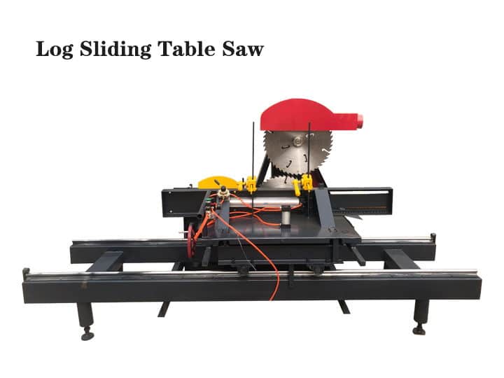 Log sliding table saw